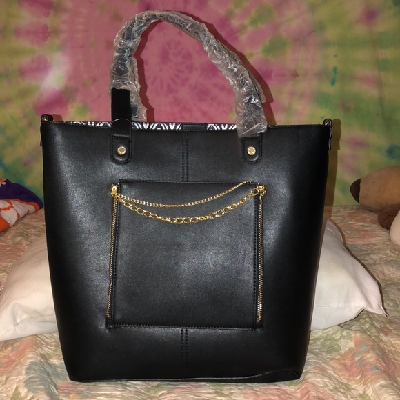 Black Steve Madden tote and crossbody bag - Picture 4 of 8